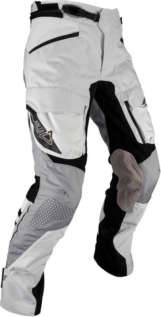 Leatt ADV Multitour 7.5 waterproof Motorcycle Textile Pants grey/black M Figure 1