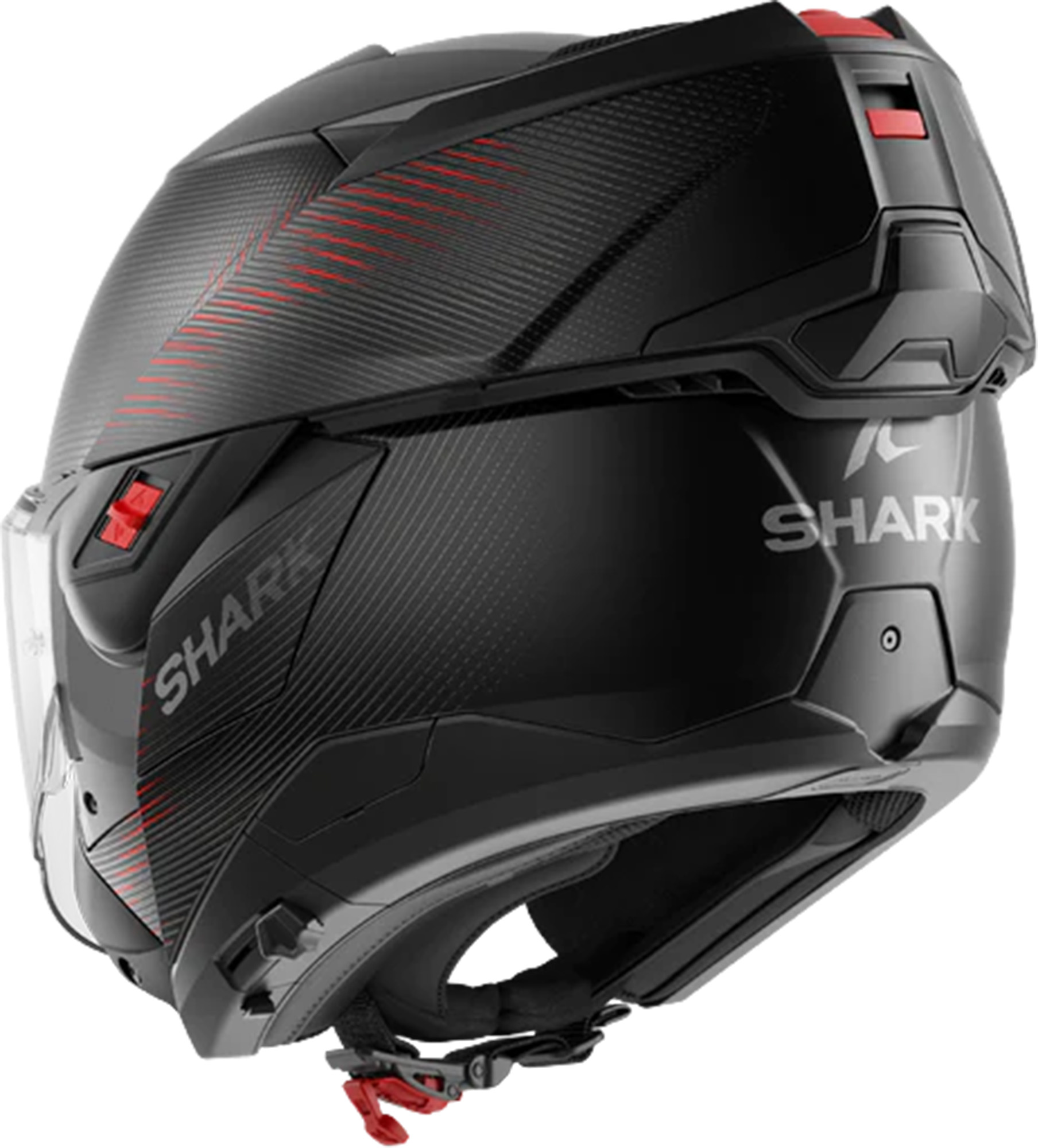 Side view of Shark Oxo SP Lyne Mat Helmet
