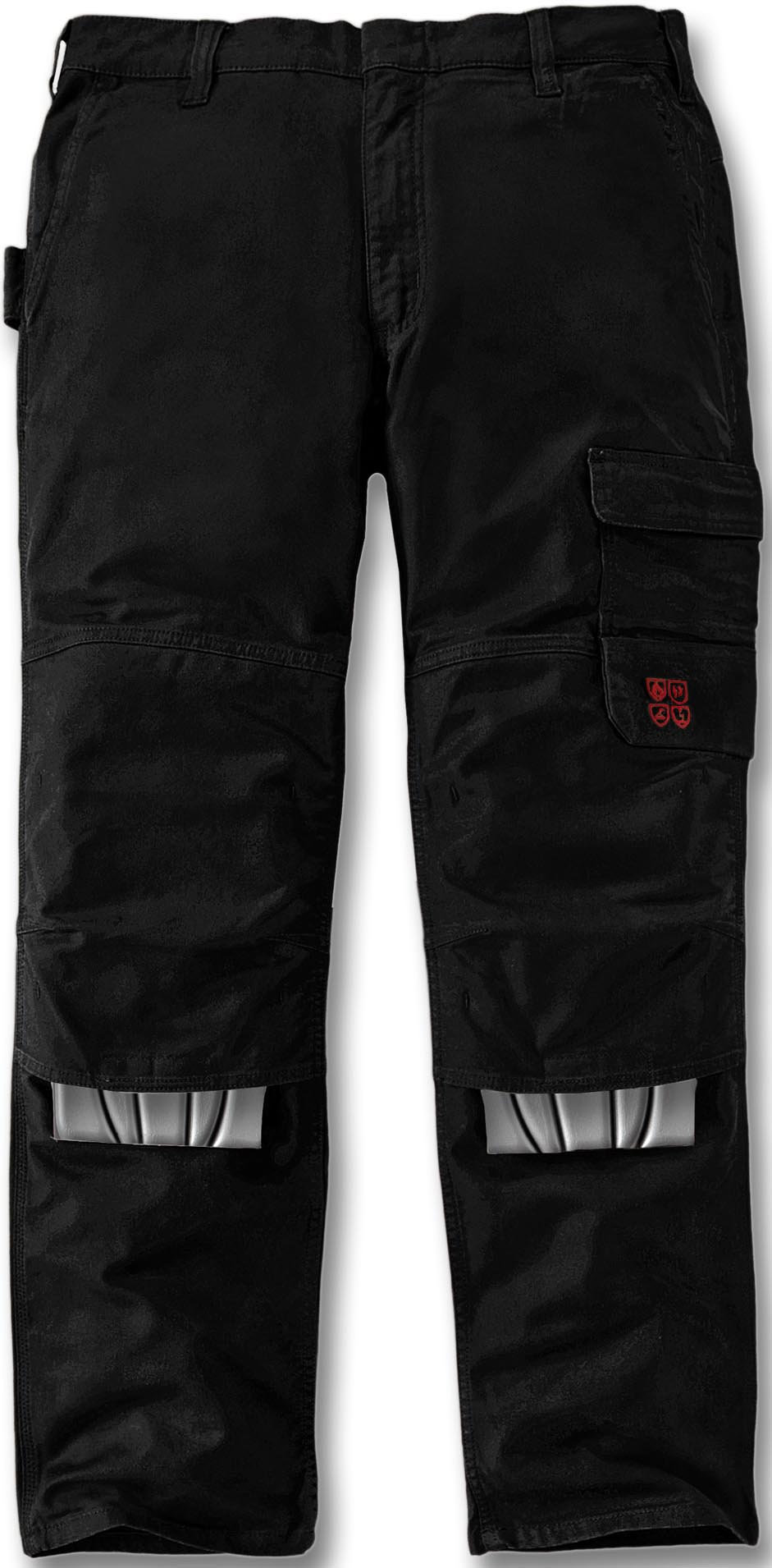 Carhartt Canvas Boise Multi-Norm Dungaree Bukser Sort 36/36 Figur 3