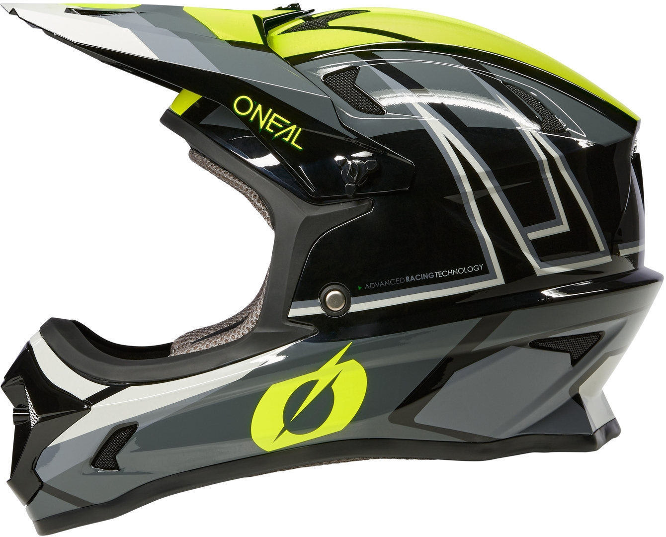 Oneal Sonus Split V.23 Casco Downhill nero/giallo M (57/58) Figura 4