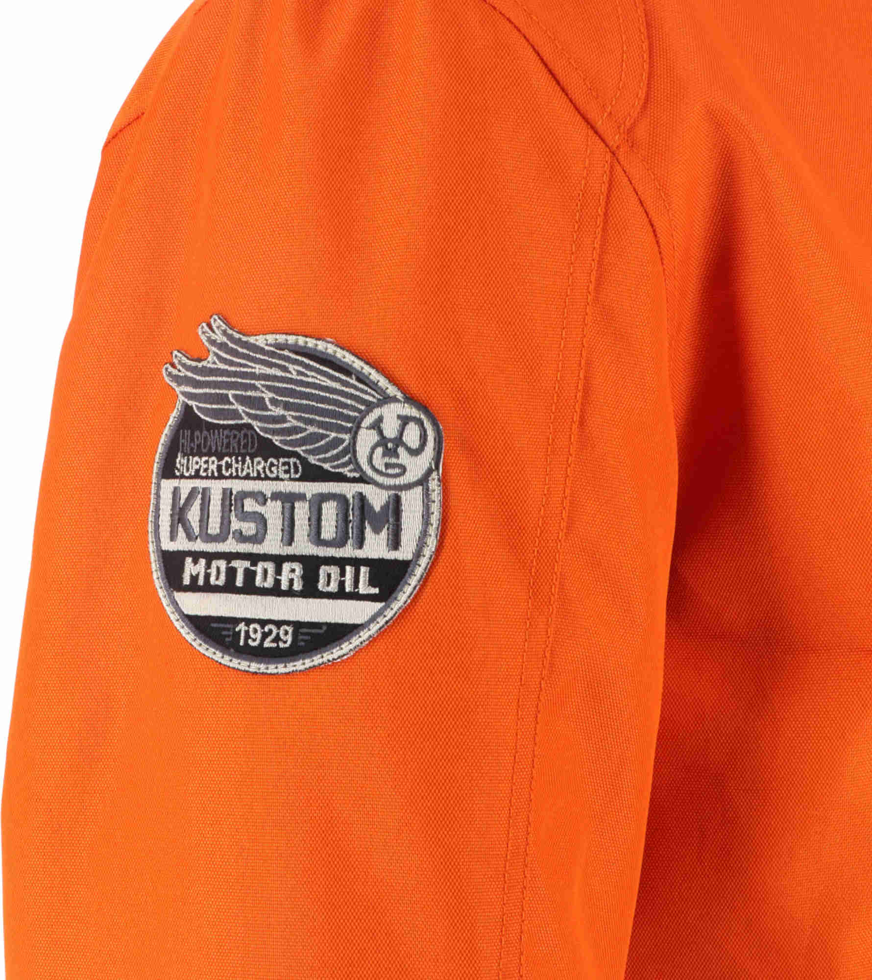 Von Dutch X Helstons Speed Racer Motorcycle Textile Jacket orange/black 4XL Figure 6