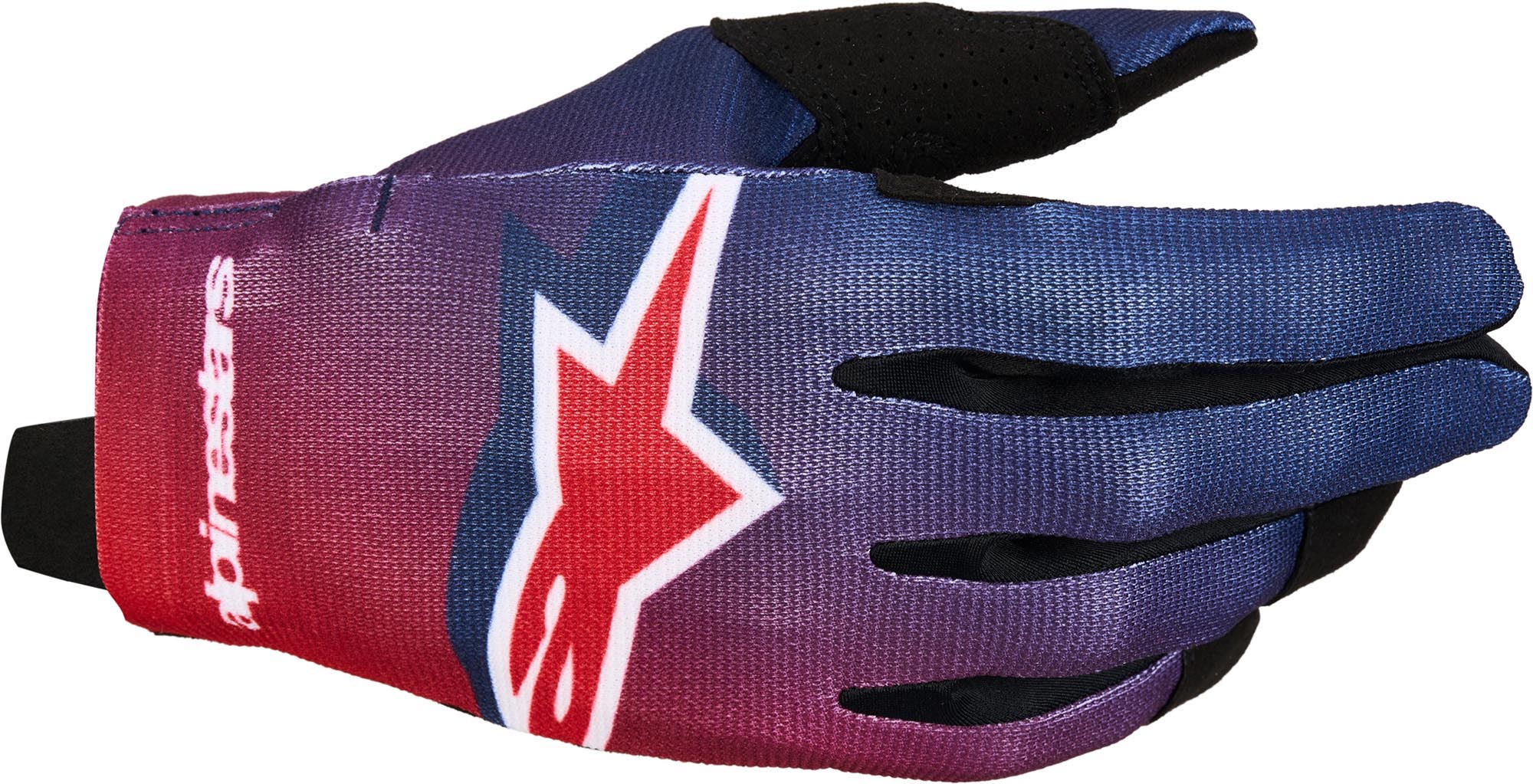 Alpinestars Radar Motocross handsker til børn rød/mørkeblå L Figur 1