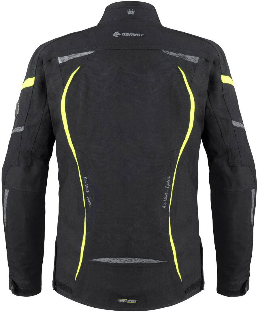 Germot MotoQueen imperméable à l’eau dames moto textile veste noir/néon 36 Figure 2
