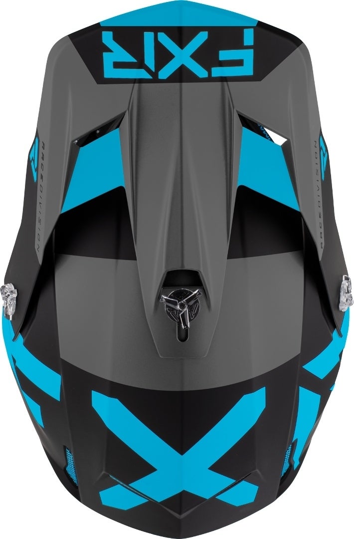 FXR Clutch CX MX Gear Casque de motocross noir/bleu S (55/56) Figure 2