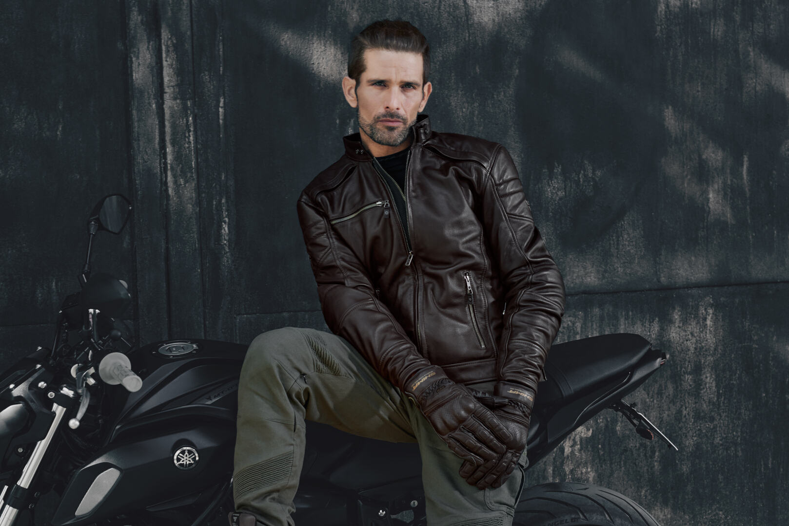 SHIMA Blake Motorcycle Leather Jacket black 3XL Figure 4