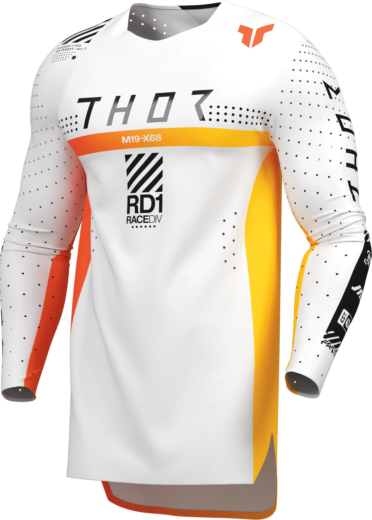 Thor Sportmode Synth Motorcross trui Wit S Figuur 1
