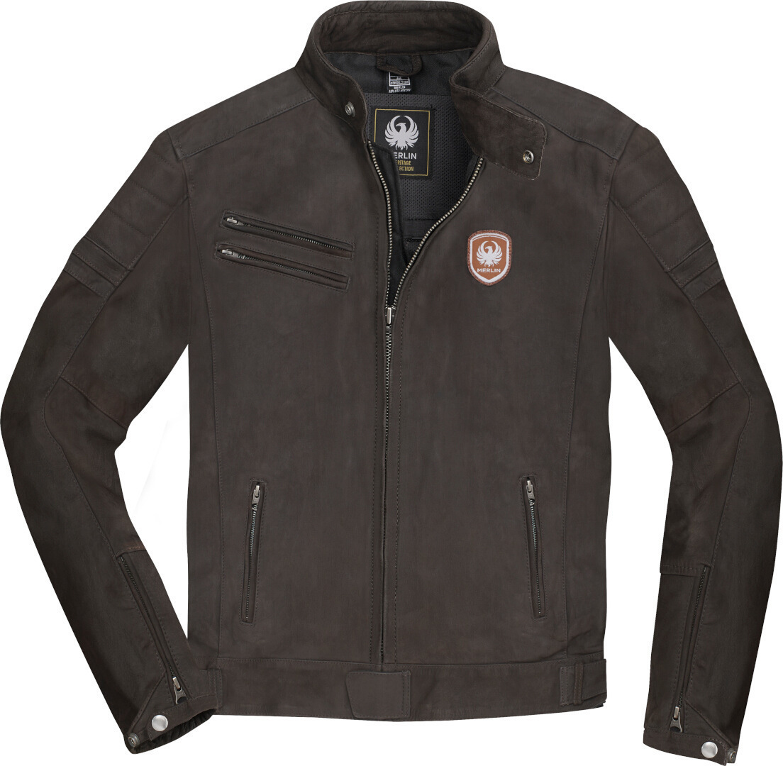 Merlin Alton Motorrad Lederjacke braun XL Abbildung 1