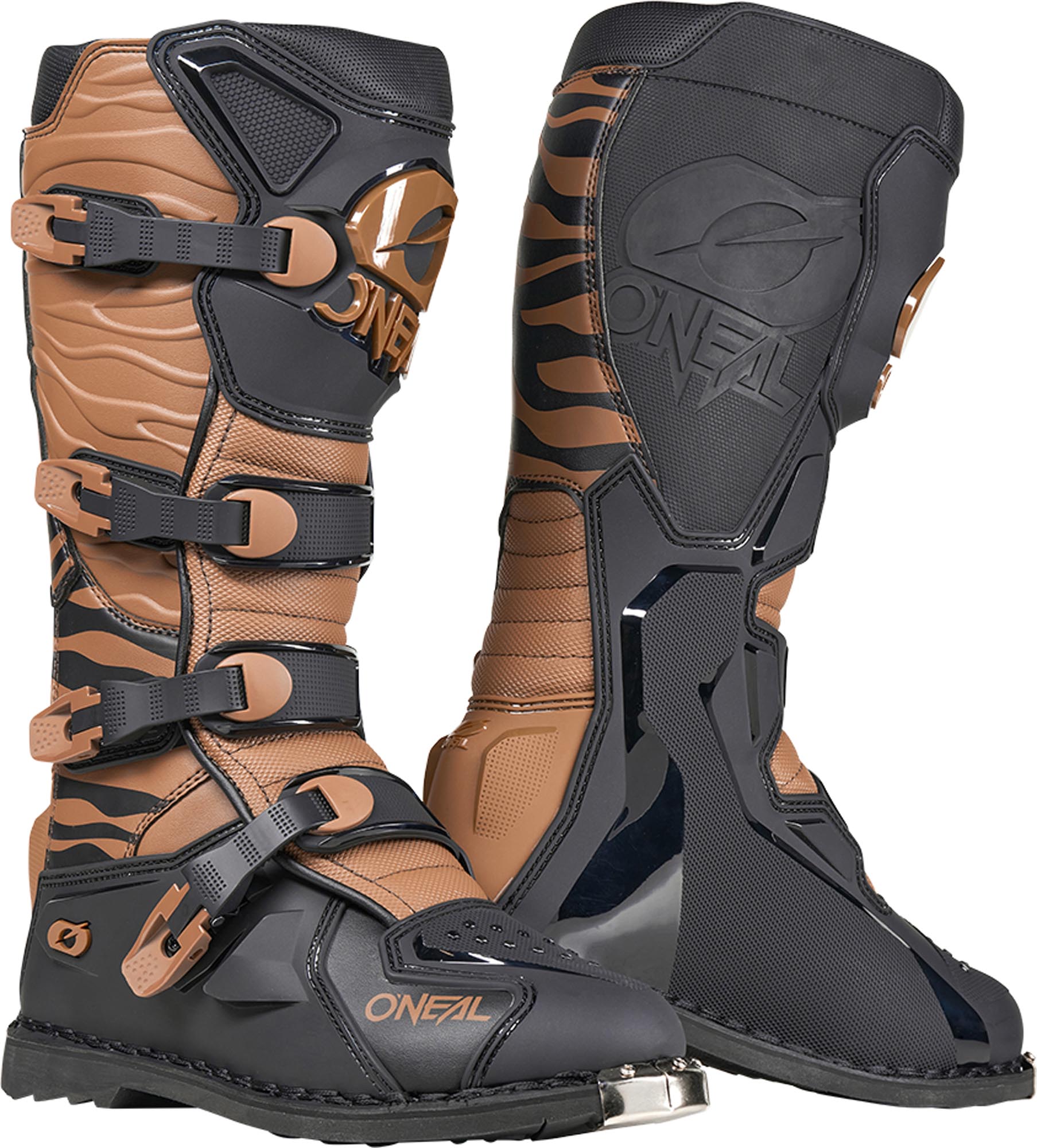 Oneal 3SRS EC Zebra Motocross Boots black/brown 46 Figure 4