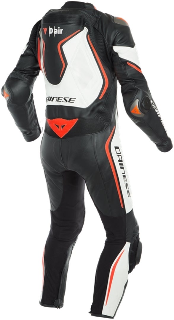 Dainese Misano 2 D-Air® Airbag One Piece Perforated Motorcycle Leather Suit black/white/red 54 Figure 2