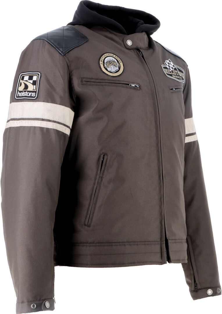 Helstons Revolte Motorrad Textiljacke braun L Abbildung 2