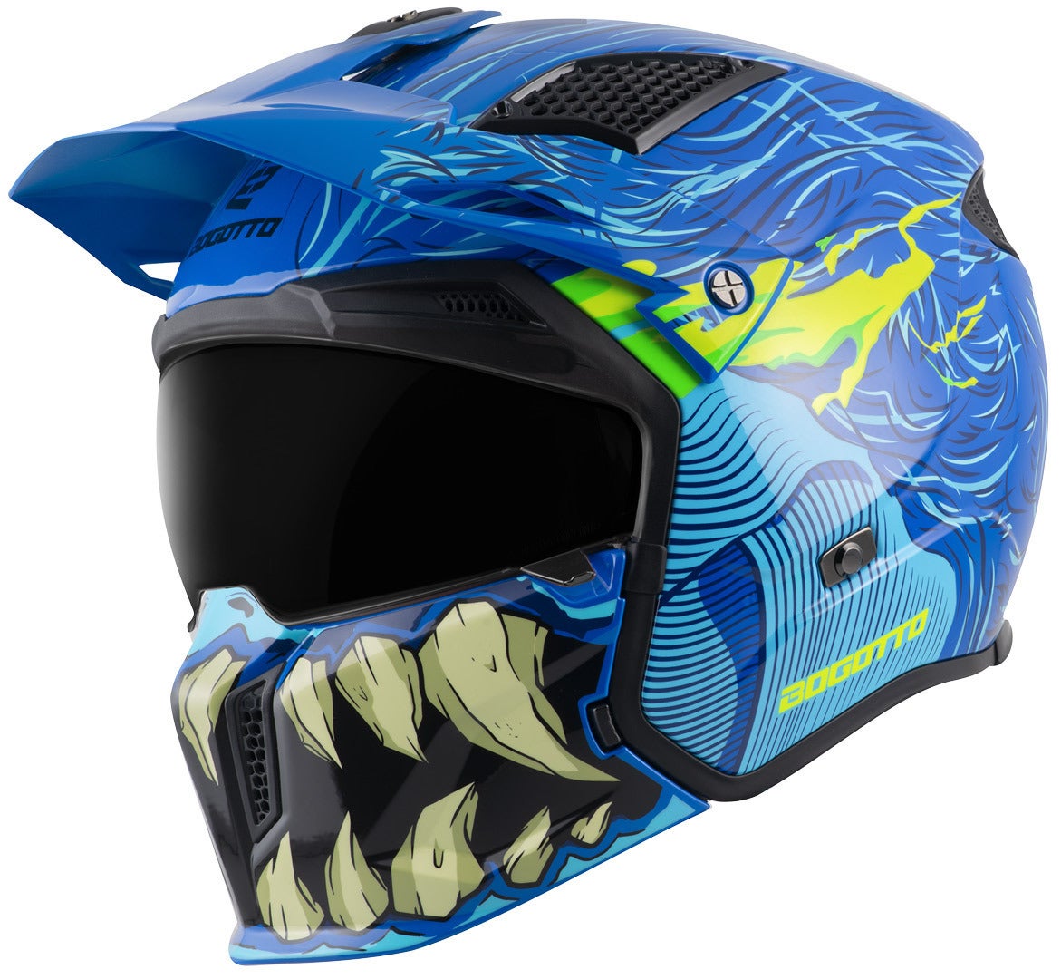 Side view of Bogotto Radic Bestia 22.06 Helmet