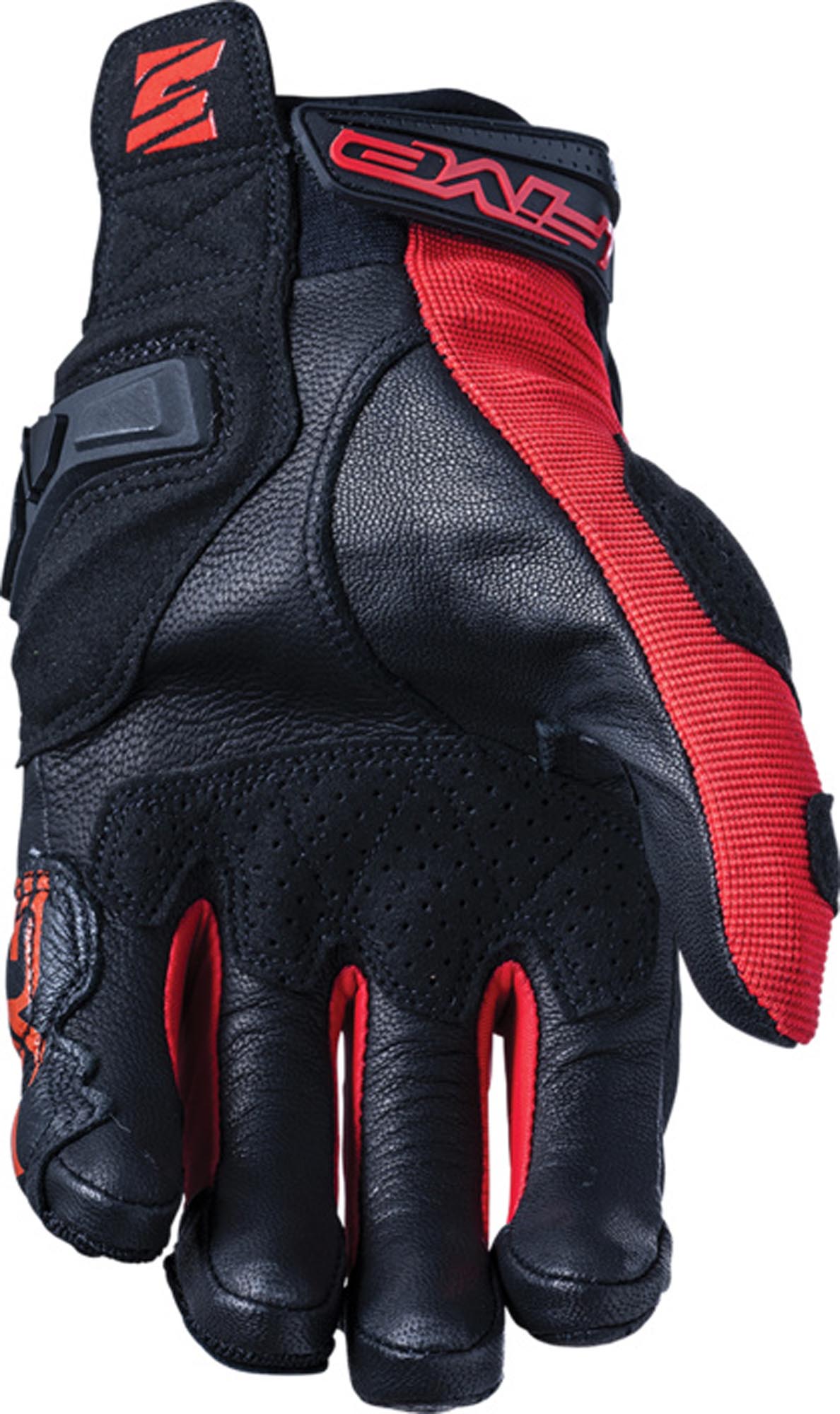 Five SF3 Luvas de Motocicleta preto/vermelho S Figura 2