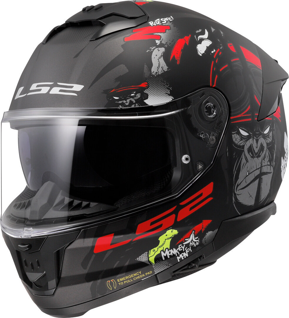 LS2 FF808 Stream II Angry Monkey Kask M (57/58) Rysunek 1