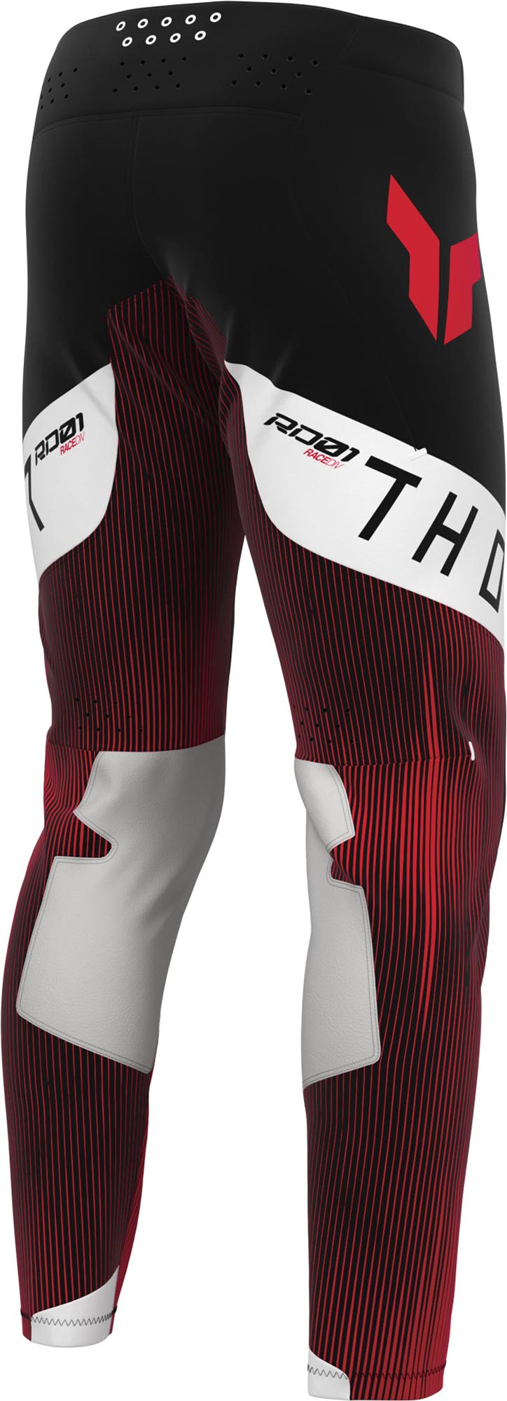 Thor Sportmode Vanish Motocross Pants black/red 28 Figure 3
