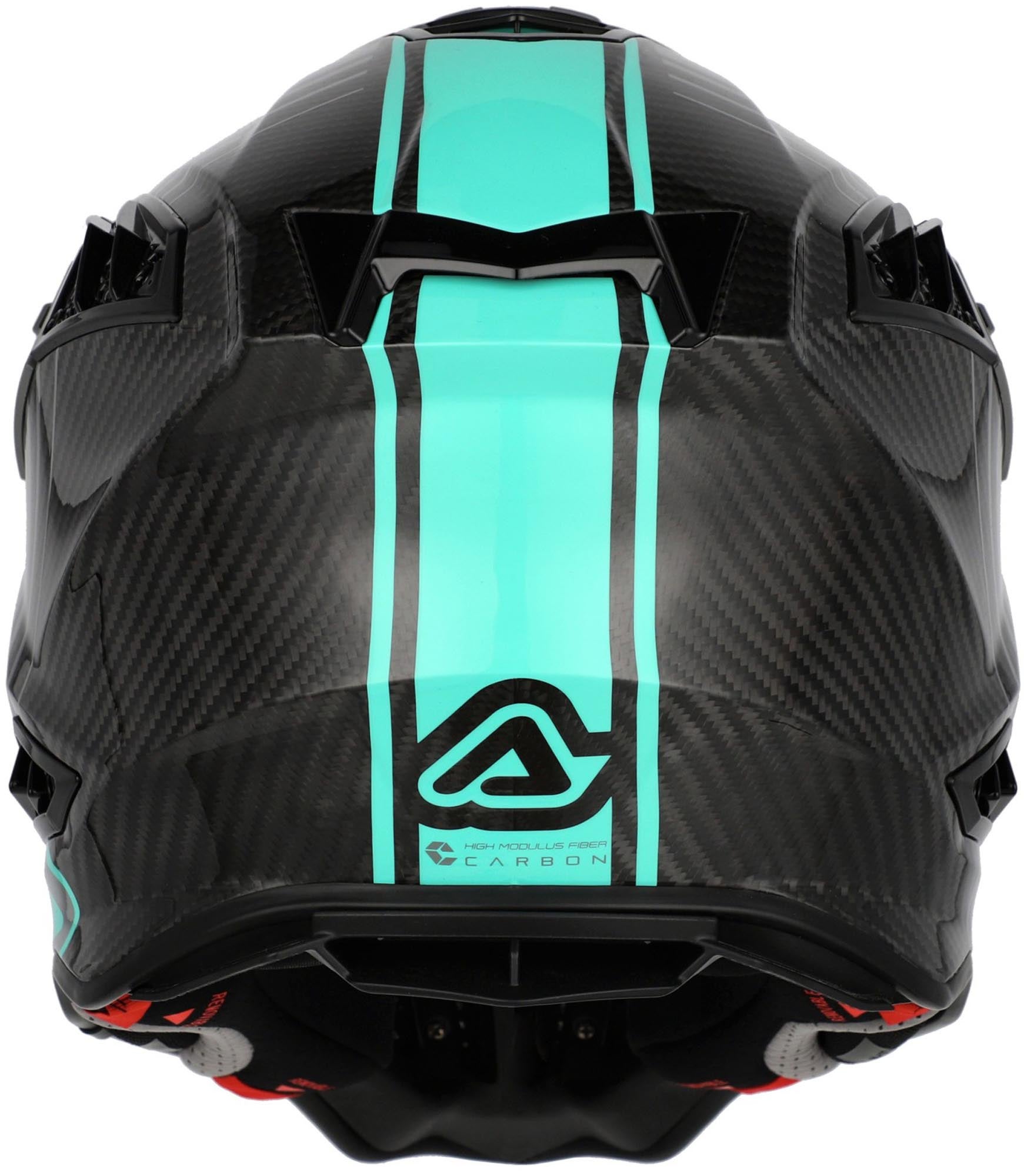 Acerbis Airstrike-C Graphic Carbon Motocross Helm schwarz/türkis XS (53/54) Abbildung 6