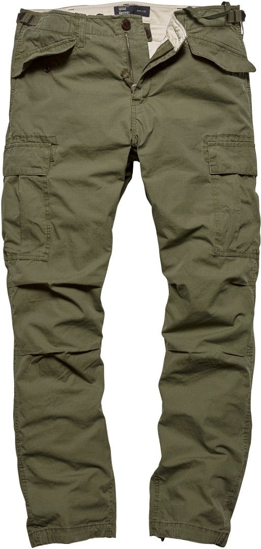 Vintage Industries Miller M65 Pantalon Vert 36 Figure 1