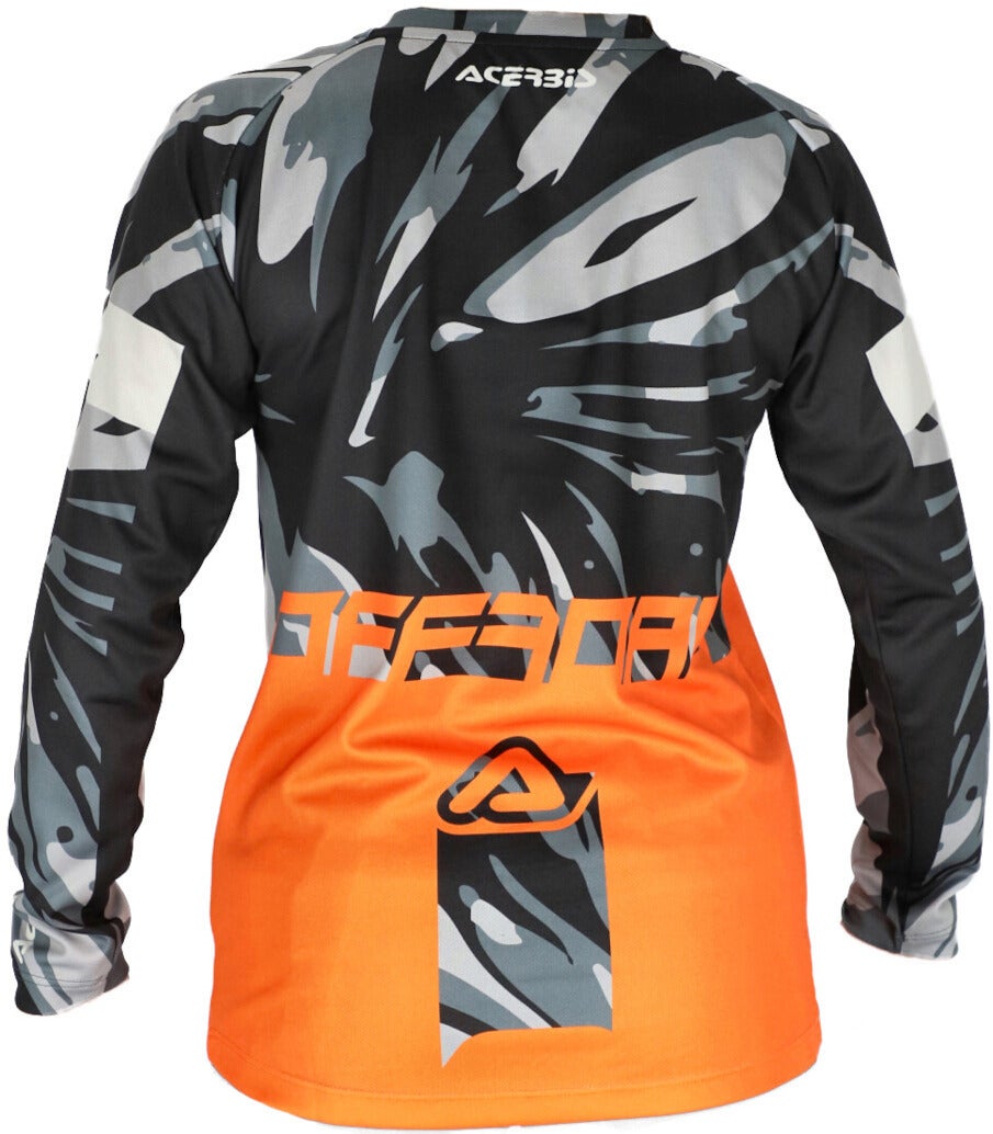 Acerbis MX J-Kid 4 Motocross trøje til børn orange/grå XL Figur 2
