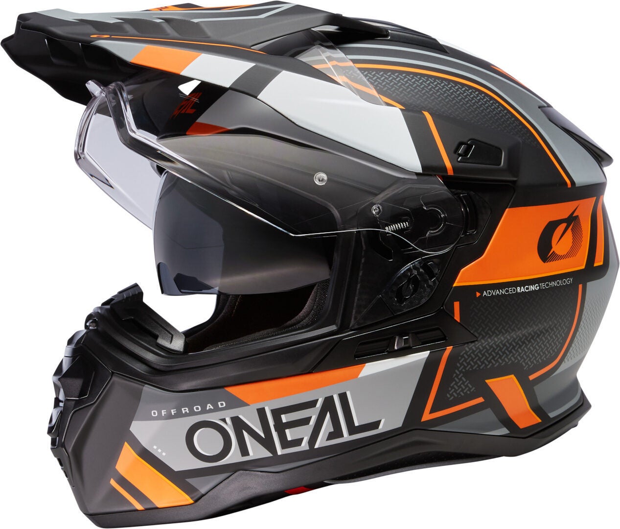 Oneal DSeries Square Motocross hjelm sort mat/orange XL (61/62) Figur 4