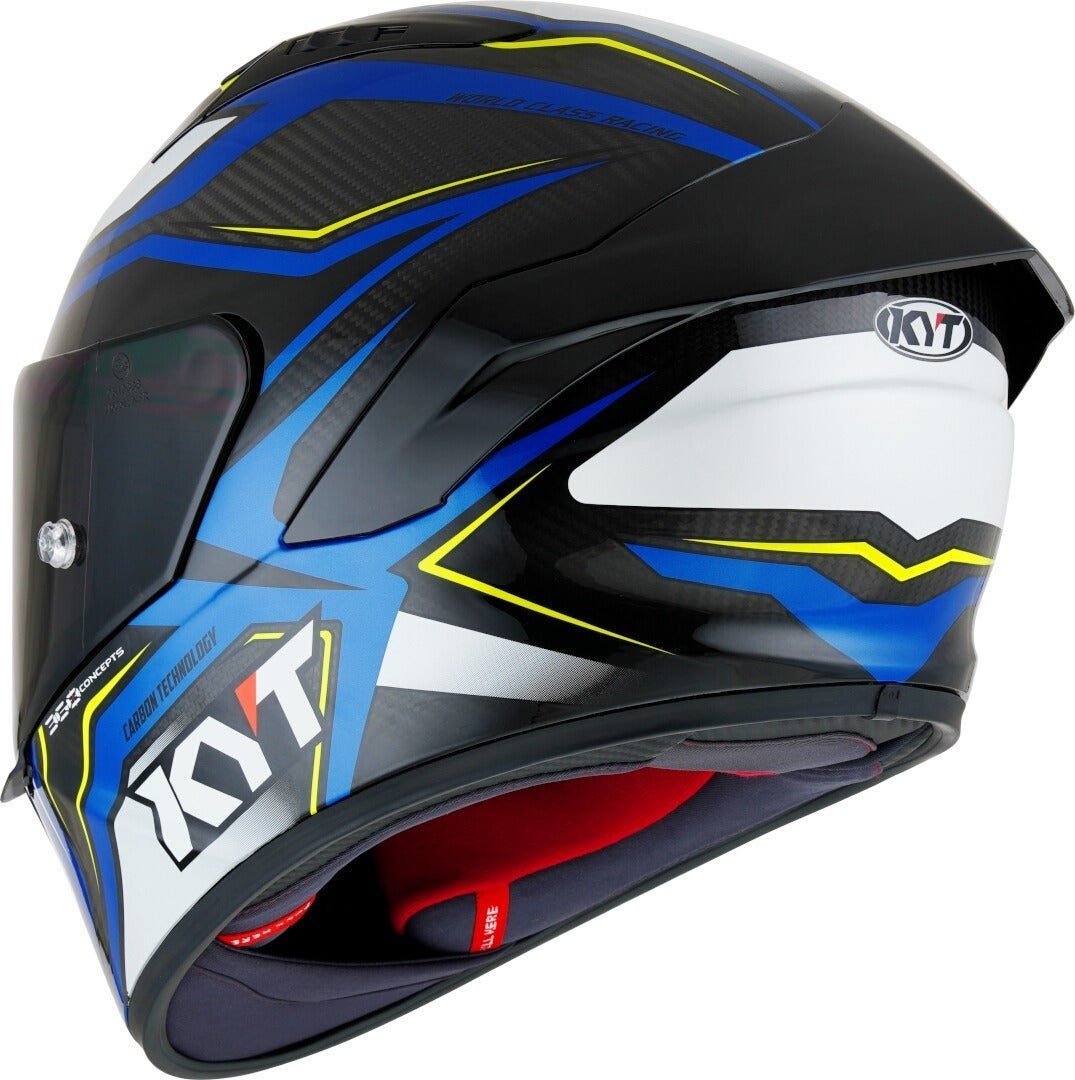 KYT NZ Race Carbon Stride Casco blu S (55/56) Figura 2