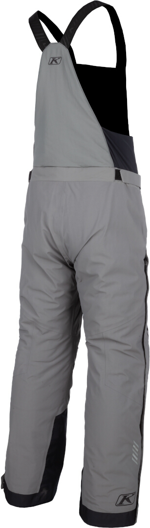 Klim Keweenaw 2025 waterproof Snowmobile Bib Pants light grey/black Long L Figure 6