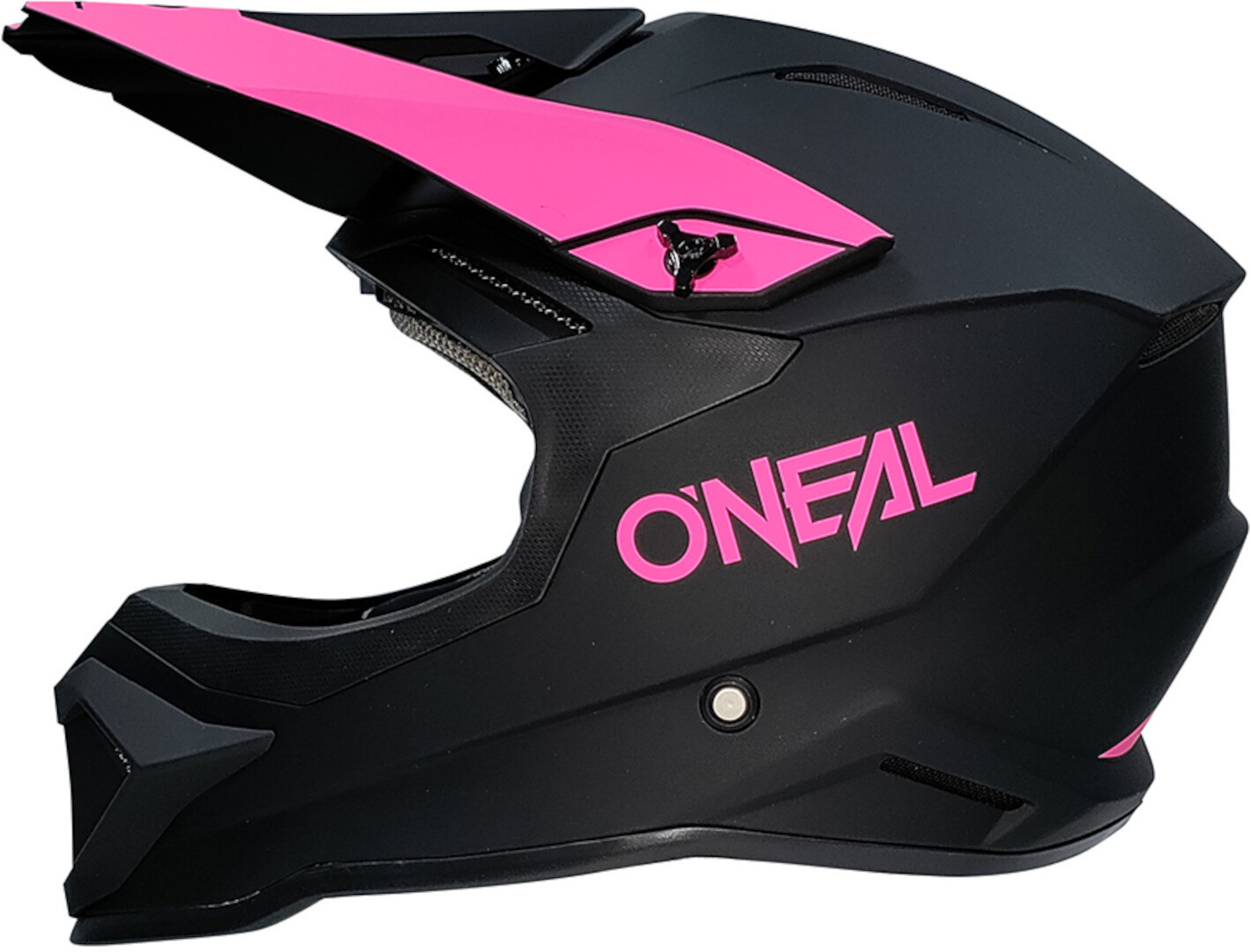 Oneal 1SRS Solid Motokrosová přilba černá matná/růžová XS (53/54) Obrázek 1