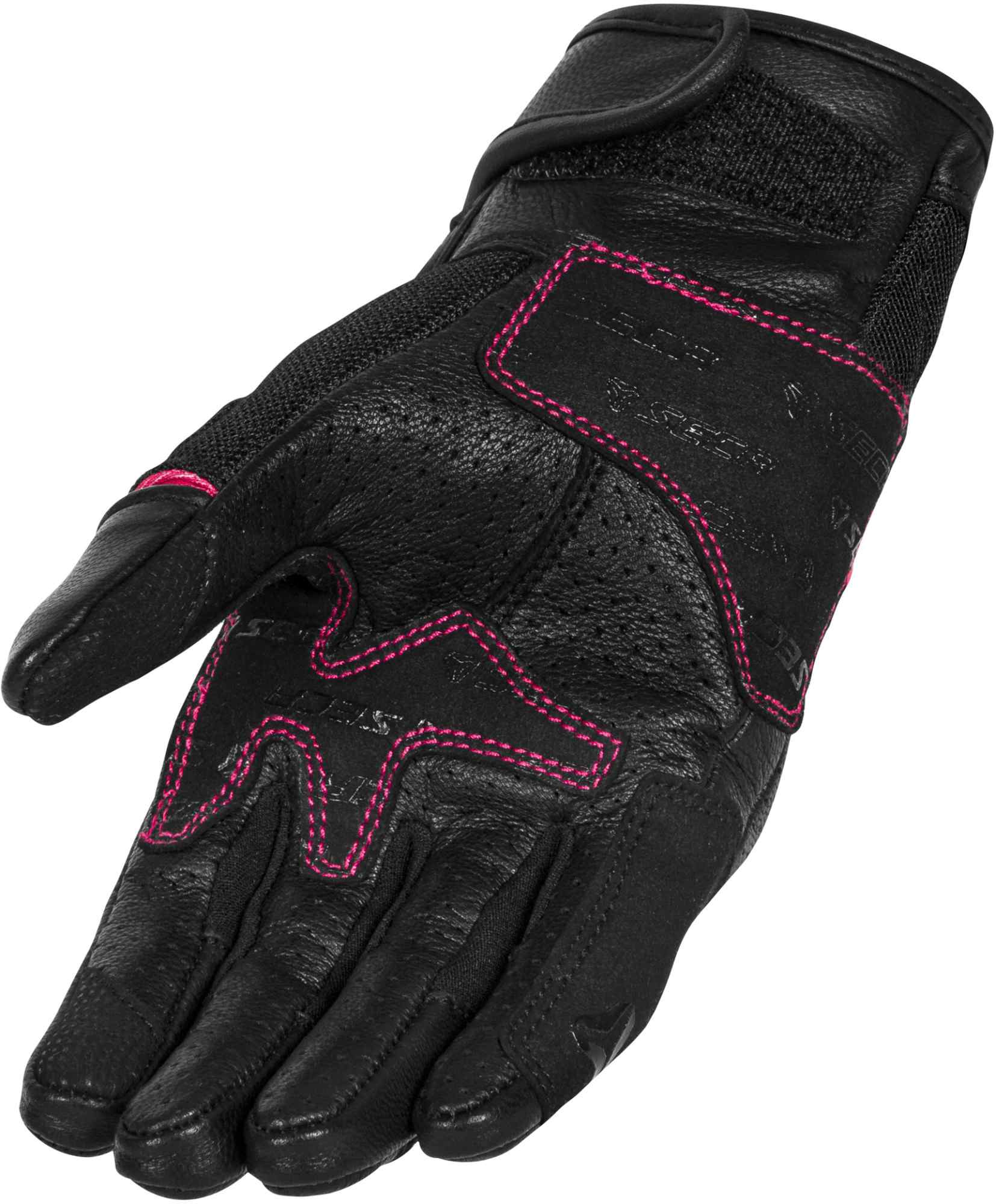Seca Axis Mesh II Dame Motorsykkel hansker svart/rosa M Figur 3
