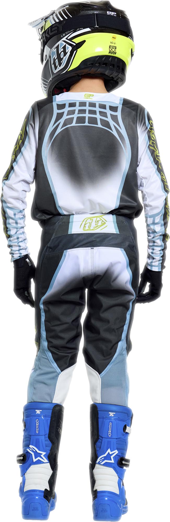 Troy Lee Designs GP Pro Framework Jugend Motocross Hose carbon/grau 22 Abbildung 15