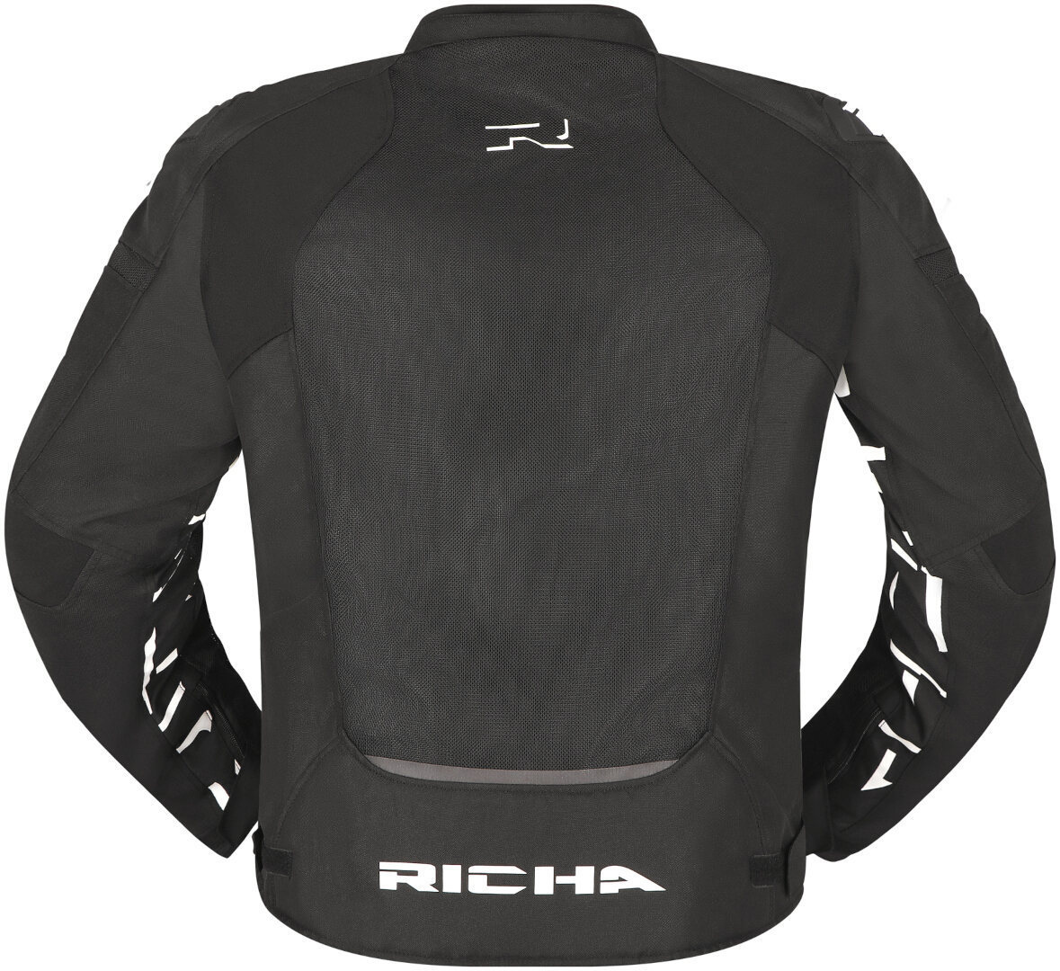 Richa Stradale Mesh Motorfiets textiel jas Zwart M Figuur 3