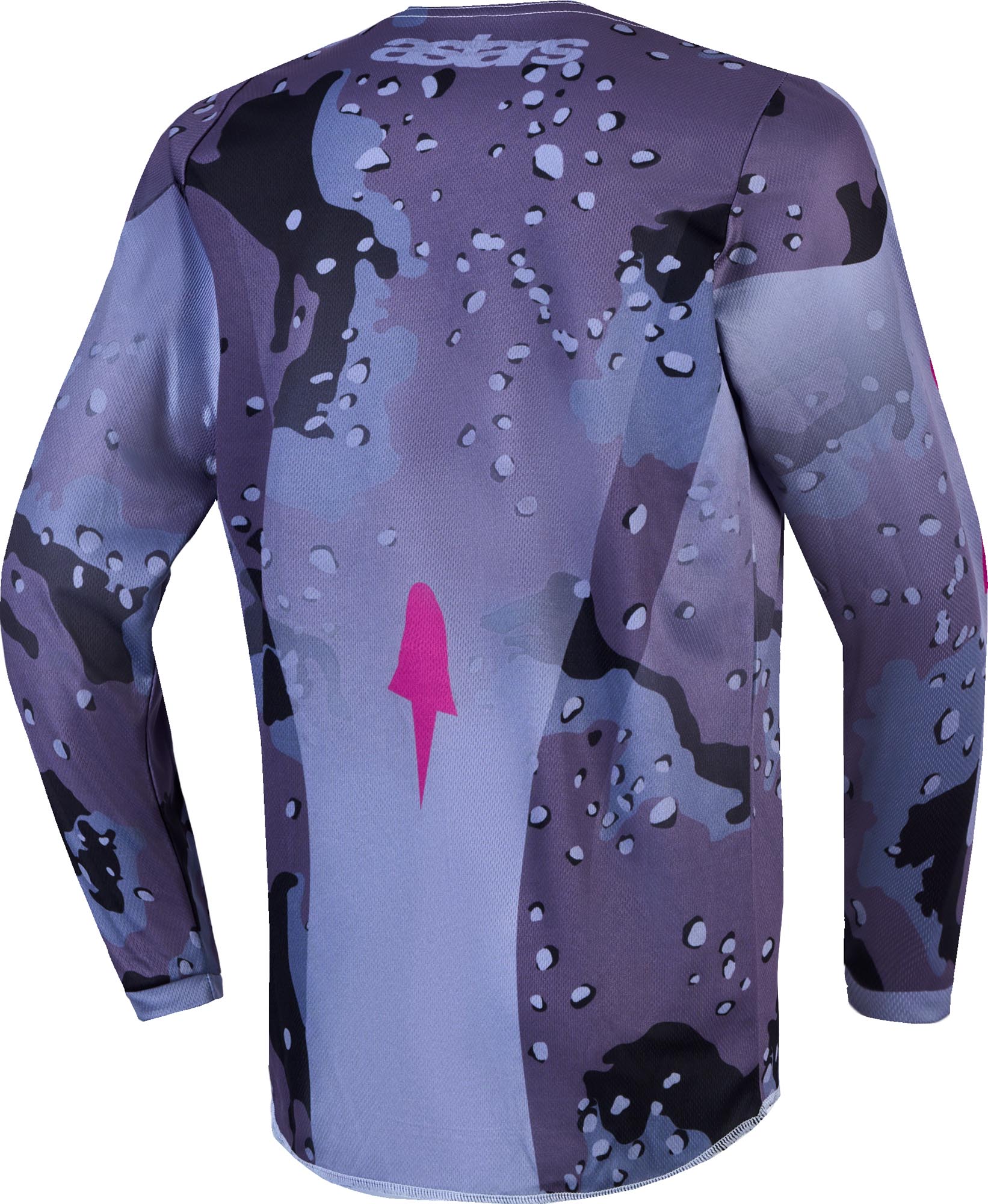 Alpinestars Fluid Lone Mládežnický motokrosový dres šedá/fialová M Obrázek 2