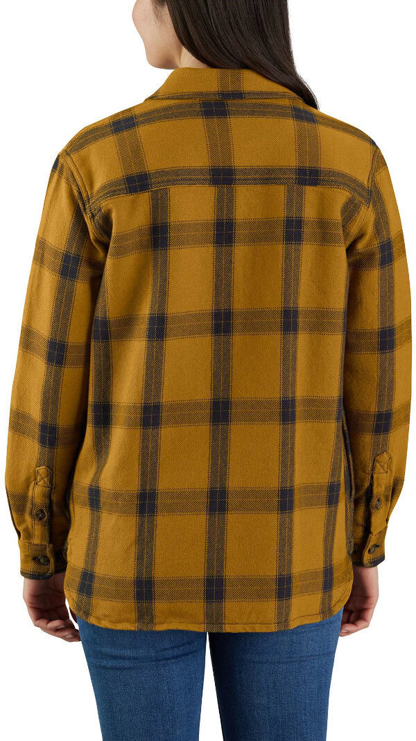 Carhartt Heavyweight Twill Cămașă pentru doamne Maro XL Figura 3