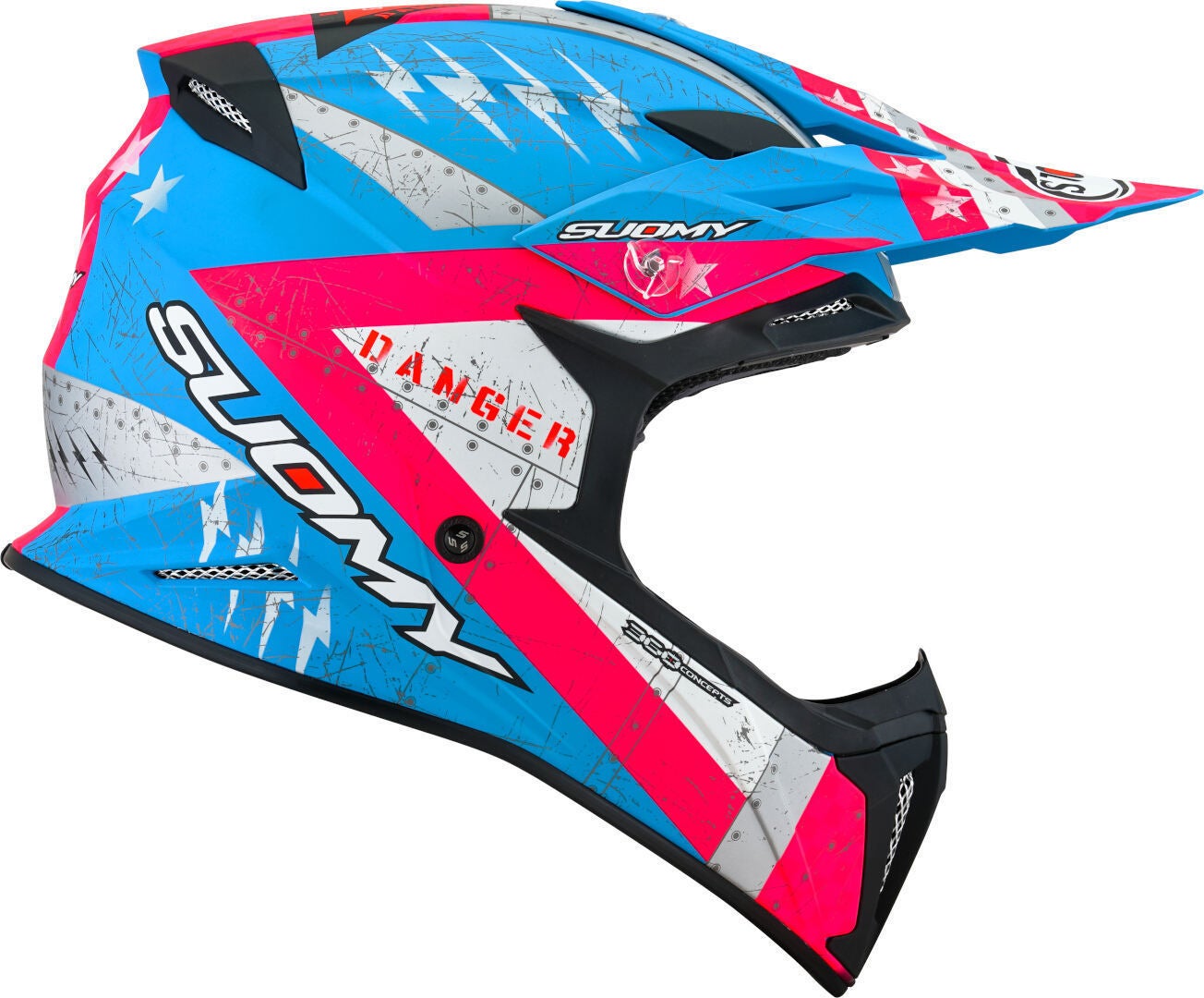 Suomy X-Wing Jetfighter E06 Casco da motocross blu/rosa XL (61/62) Figura 2