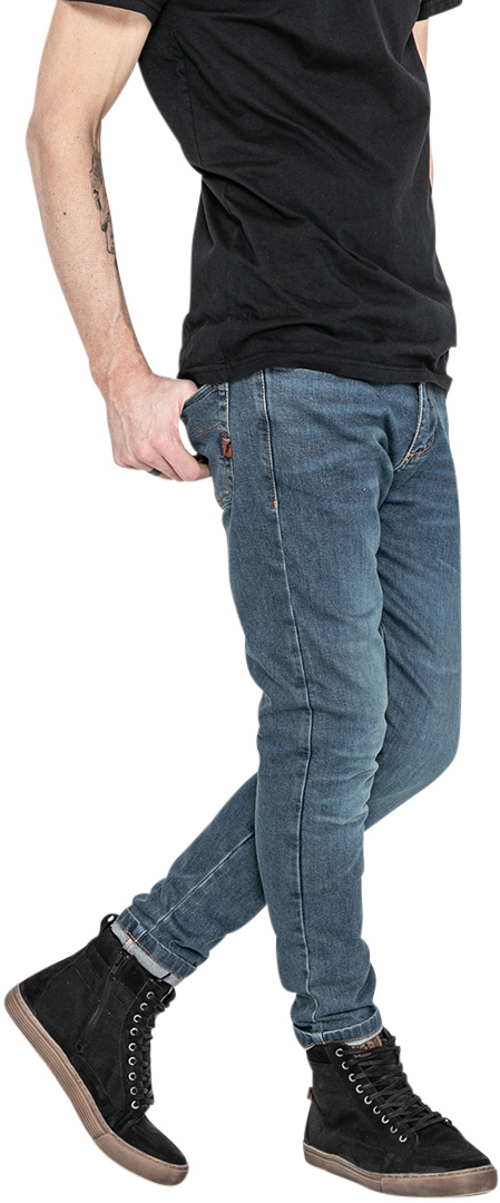 John Doe Dylan Mono Jeans da moto blu 31 L34 Figura 8