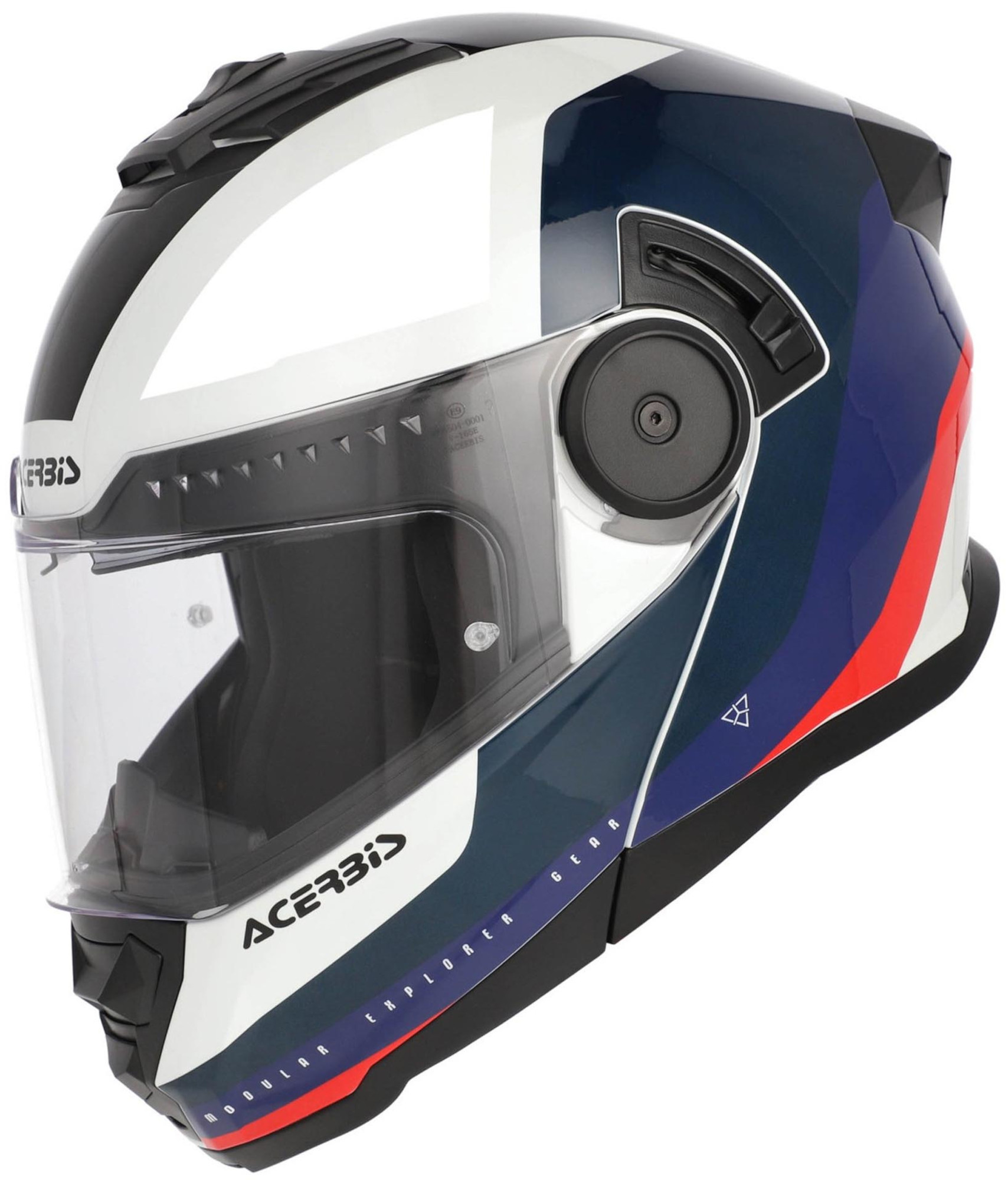 Acerbis Rider Logo Helmet white/blue/red M (57/58) Figure 8