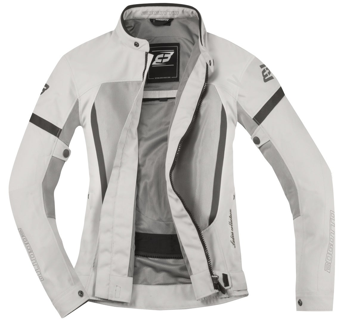 Bogotto Alastor Air Mesh Damen Motorrad Textiljacke grau XL Abbildung 4