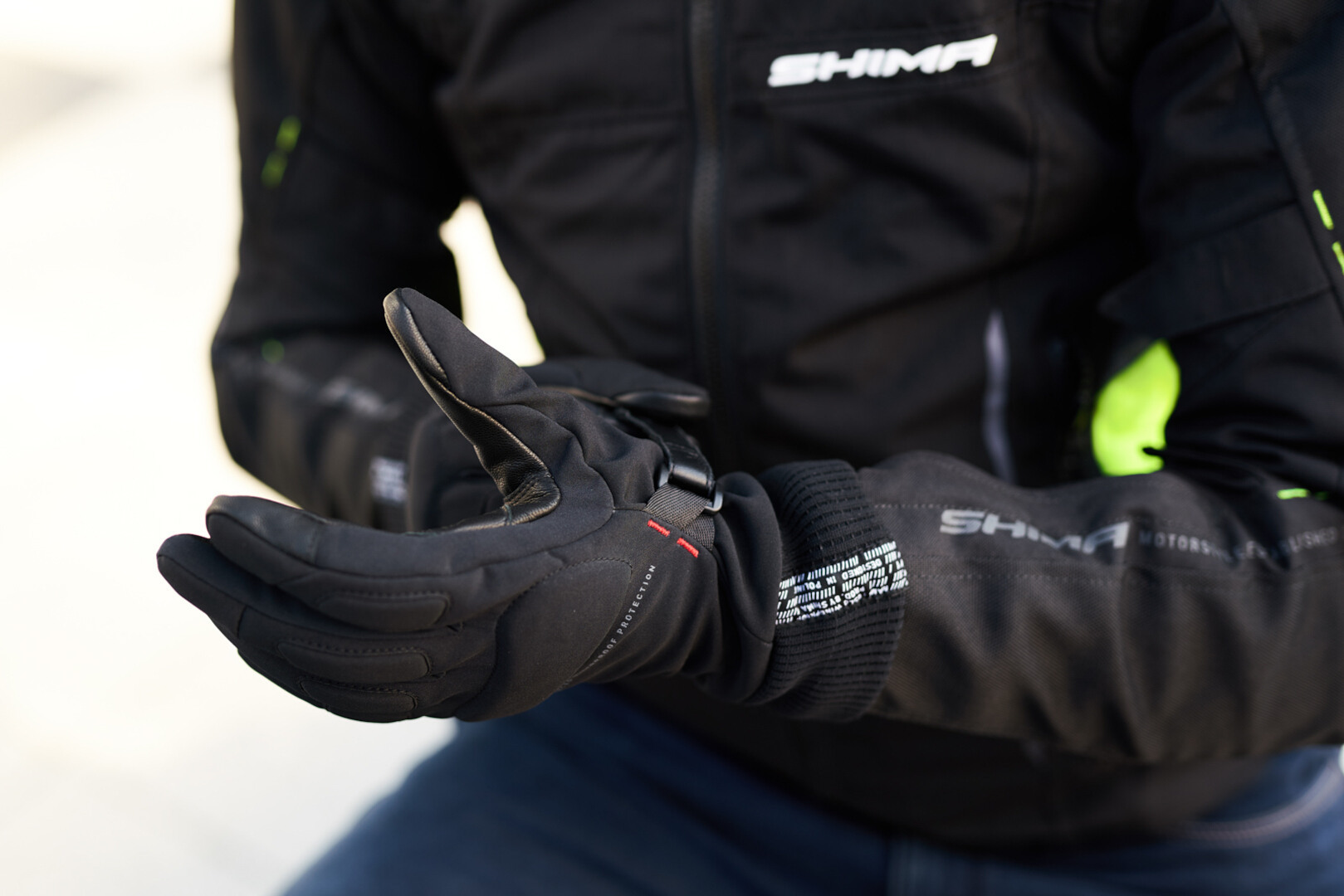 SHIMA Oslo Wind Motorrad Handschuhe XL Abbildung 4