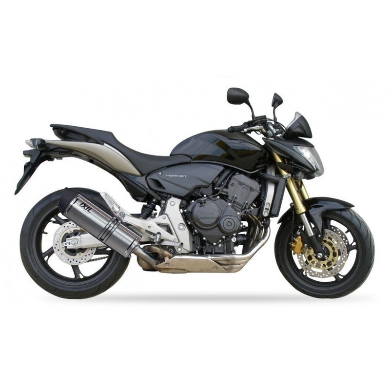 IXIL Hexoval Xtrem Silencer Aço Inoxidável Preto / Preto Alumínio - Honda CB600F-S Hornet - OH6048VSE Figura 3