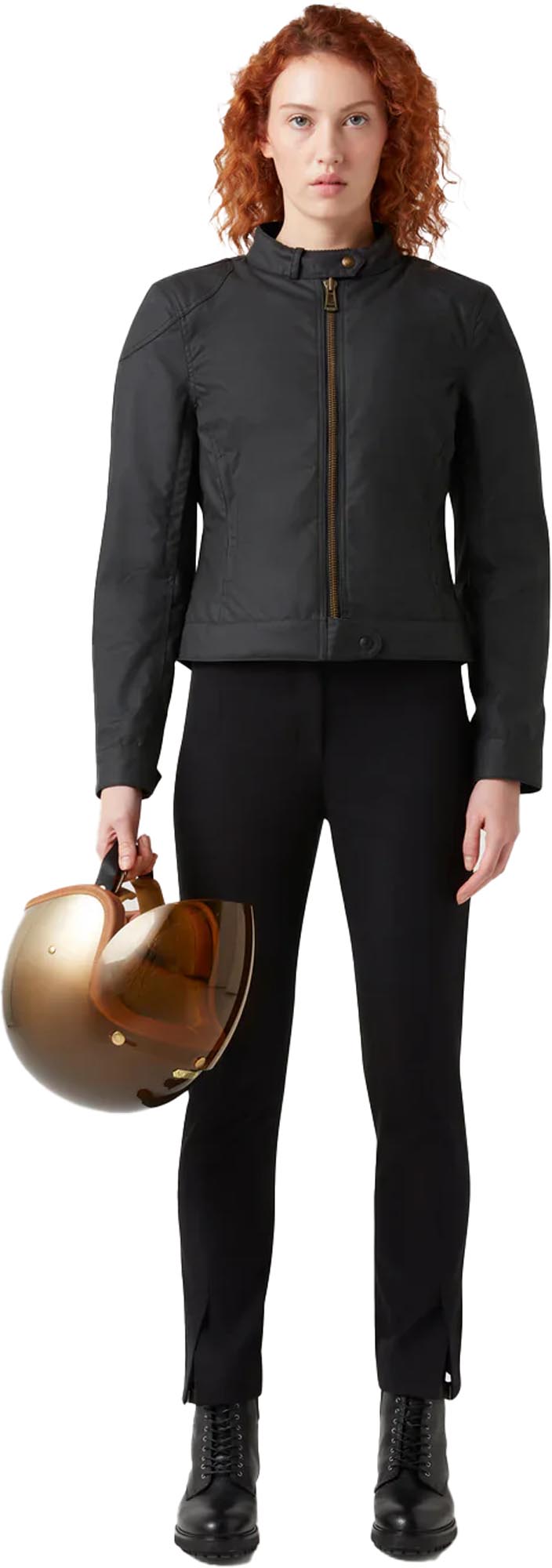 Belstaff Bamburgh Dames Motorfiets Gewaxte Jas L Figuur 4