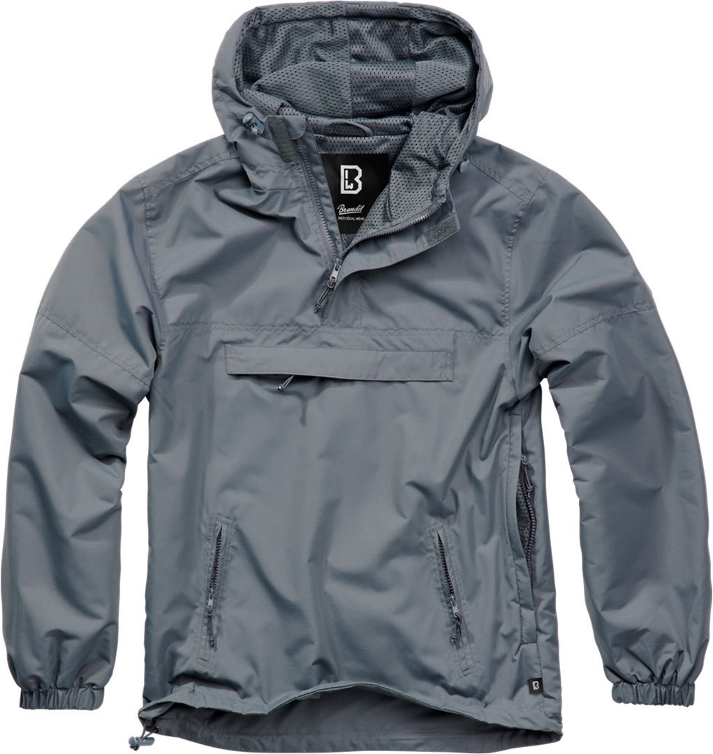 Brandit Summer Windbreaker Capuche anthracite M Figure 1