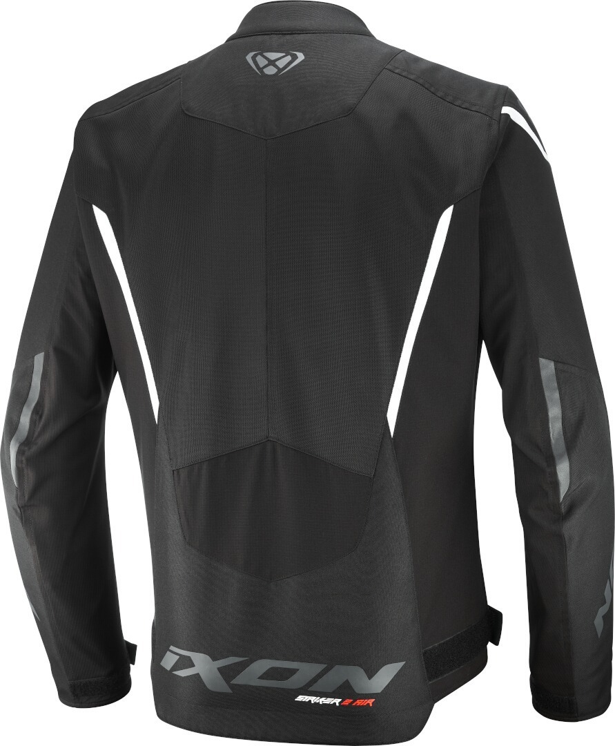 Ixon Striker 2 Air WP waterproof Motorcycle Textile Jacket black/white 3XL Figure 2