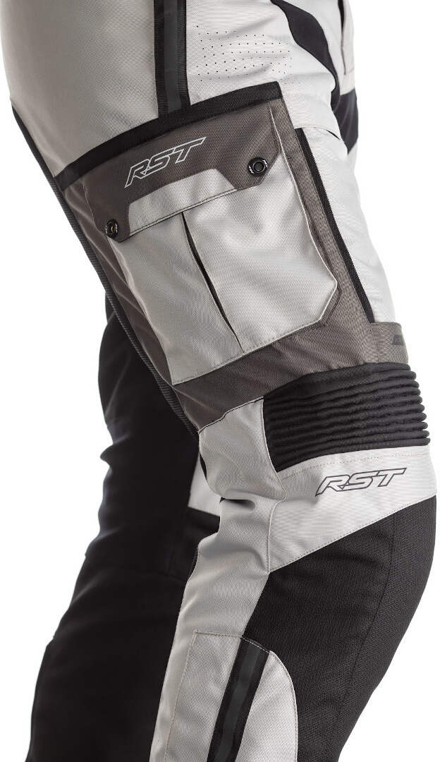 RST Pro Series Adventure-X Motorcykel Tekstil Bukser hvid/grå M Figur 3