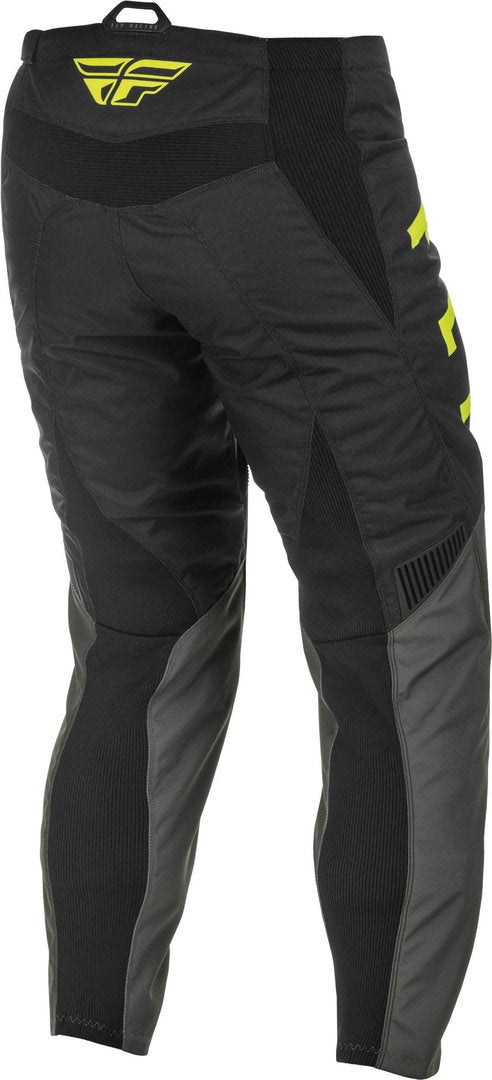 Fly Racing F-16 Motocross bukser sort/gul 32 Figur 3
