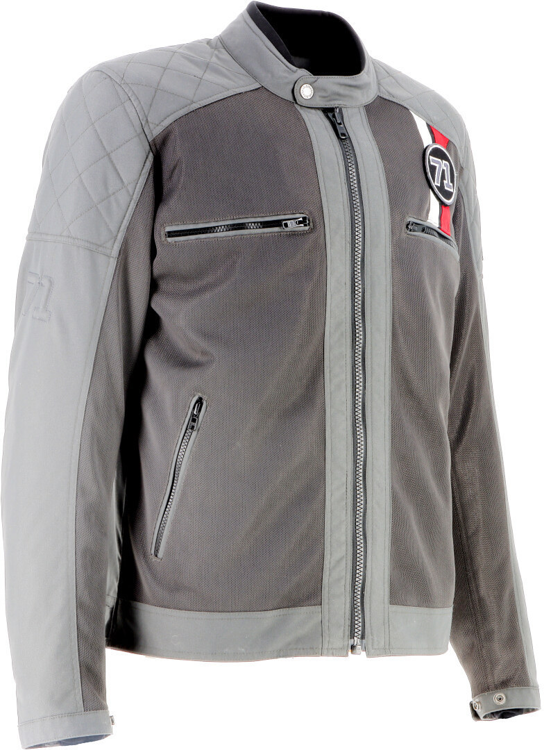 Helstons Stinger Air Motorcycle Textile Jacket grey M Figure 2