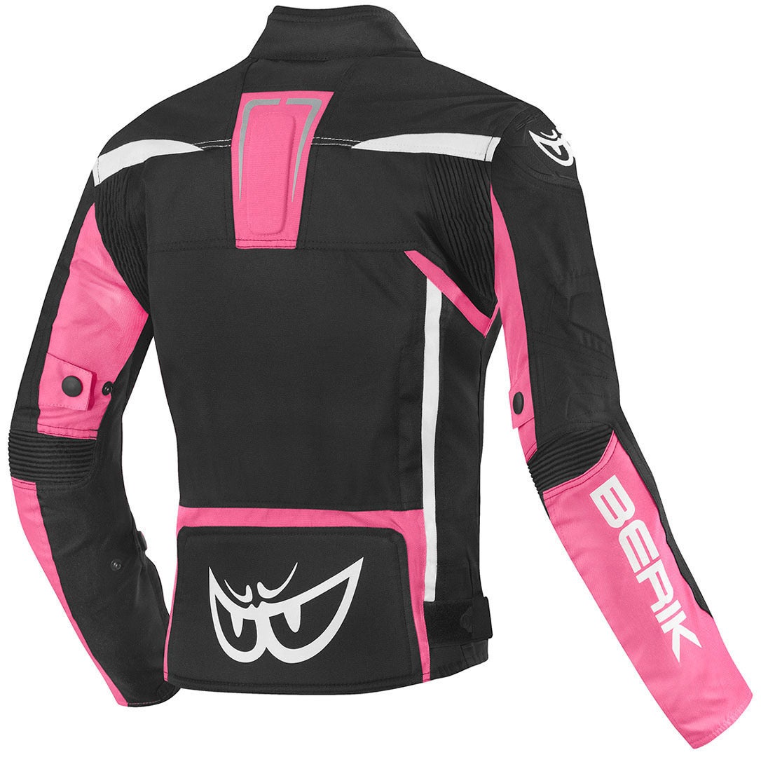 Berik Bad Eye Imperméable Dames Moto Veste Textile noir/rose 44 Figure 2
