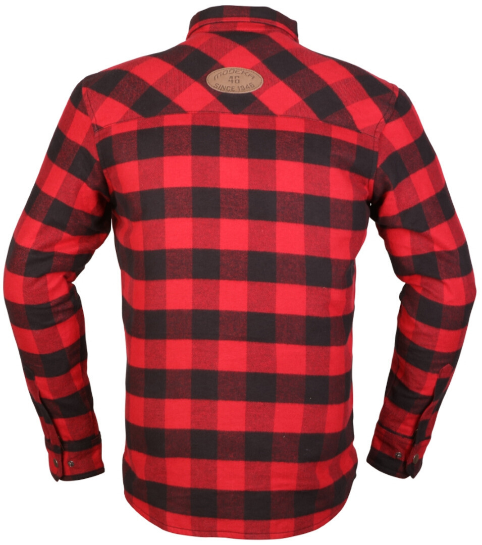 Modeka Nooner Chemise moto Rouge/Noir XL Figure 2