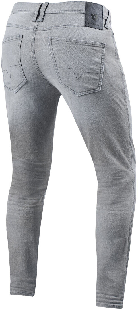 Revit Piston 2 SK Motorfiets Jeans lichtgrijs Short 30 Figuur 2