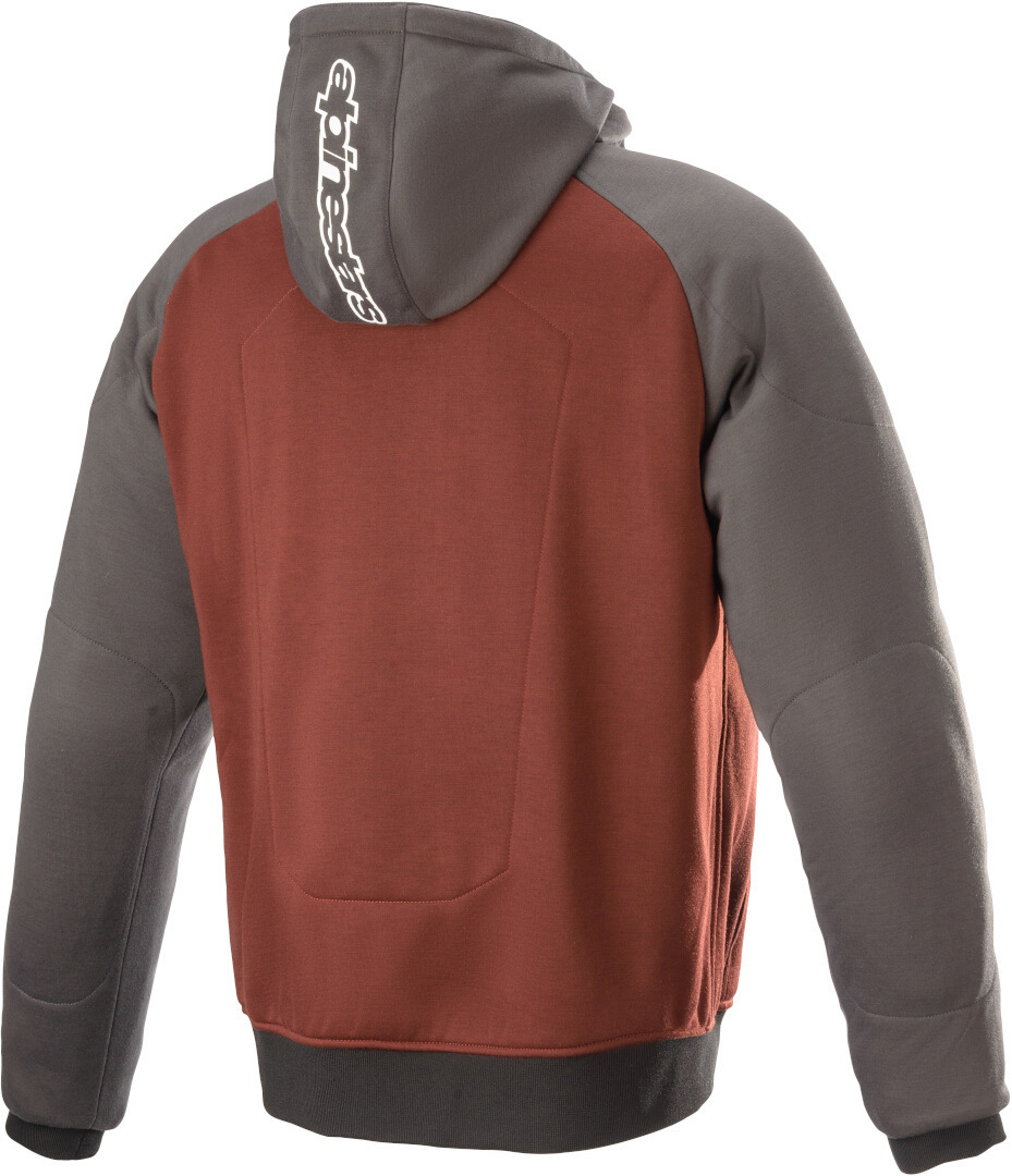 Alpinestars Chrome Sport Motorrad Hoodie rot/grau M Abbildung 2