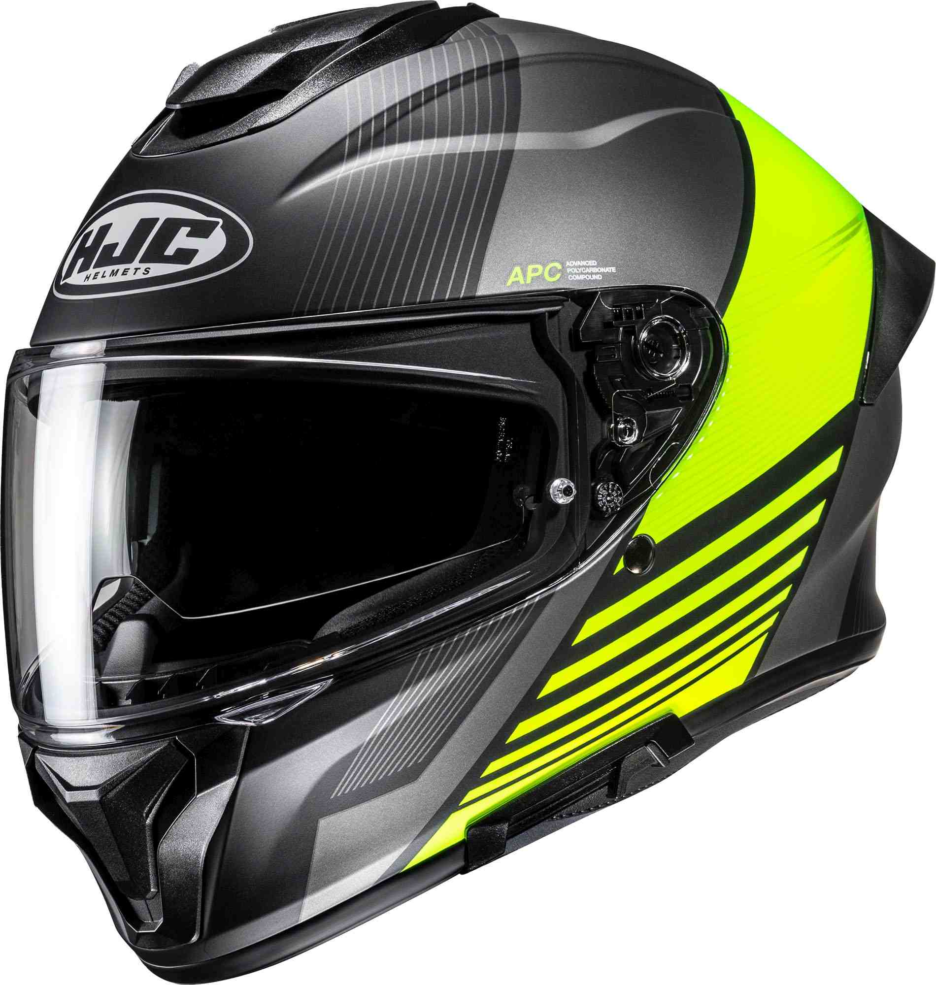 HJC C71 Morix Casco negro/gris/amarillo fluo L (58/59) Figura 1