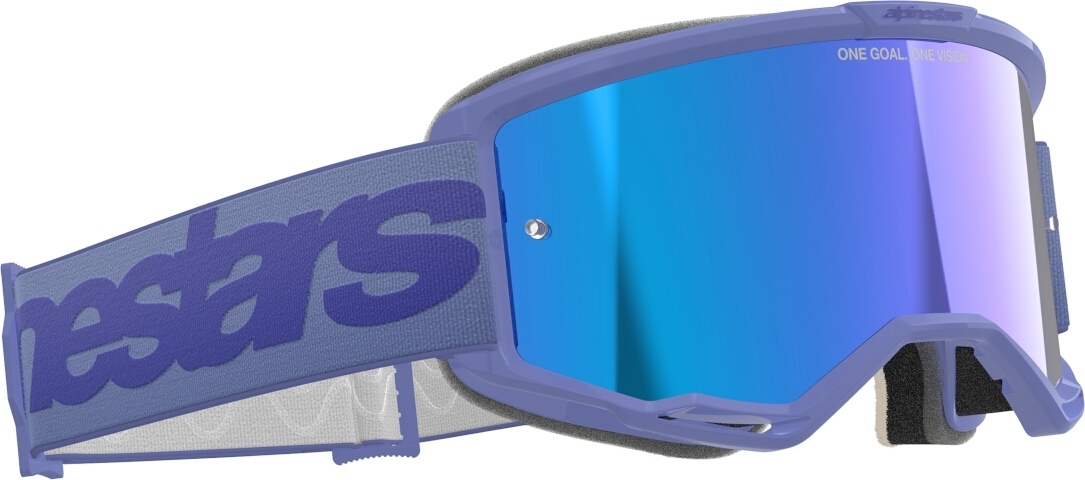Alpinestars Vision 5 Wordmark Mirror Motocross Glasögon lila Figur 2