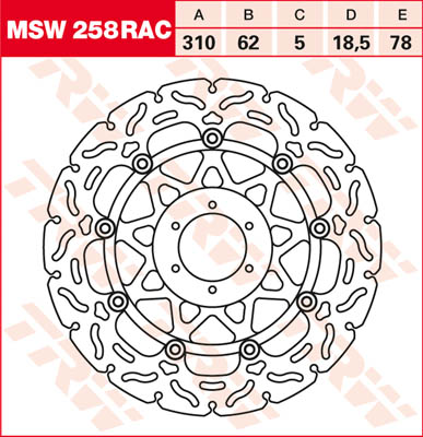TRW Lucas MSW258RAC Figur 1