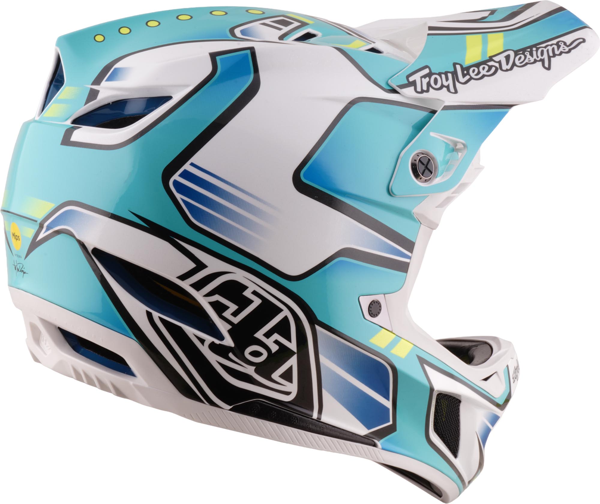 Troy Lee Designs D4 Composite MIPS Crest Downhill Helm M (57/58) Figuur 4